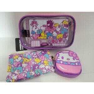 Hello Kitty And Friends Claw Machine Cometic Bag Set